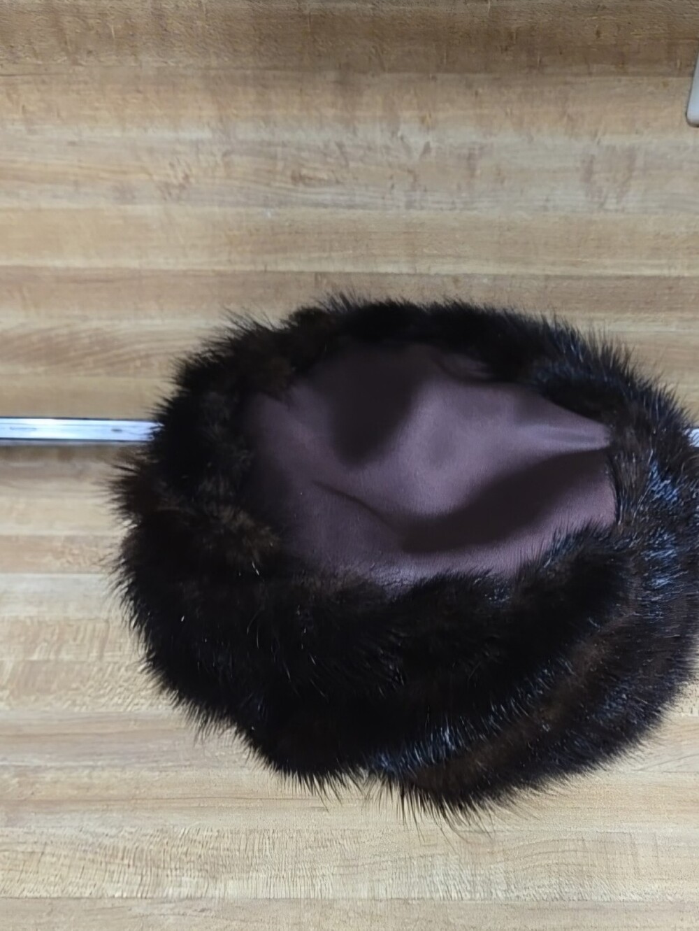 Vintage Fur Pillbox Hat 50's 60's Styled by Coralie Retro Classic Mod Mink - Picture 10 of 11